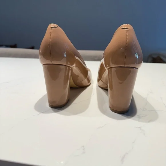 Nine West Tan Heels Classic Pointed-Toe Pumps - Picture 3 of 4